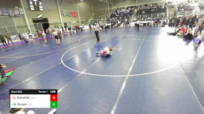 95 lbs 5th Place Match - Wil Brown, Green Canyon Wrestling vs Cade Standifer, Evanston Elite Wrestling