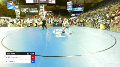 157 lbs Cons 32 #1 - Callum McCormack, GA vs Adam Salas, CA