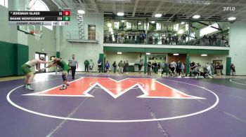 215 lbs Champ. Round 2 - Shane Montgomery, St. Mark`s vs Jeremiah Glass, Cardinal Gibbons