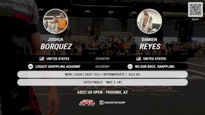 Joshua Borquez vs Damien Reyes 2024 ADCC Phoenix Open