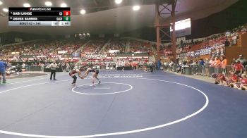 140 lbs Champ. Round 1 - Gabi Lange, Concordia HS vs Obree Barnes, Garnett-Anderson County HS