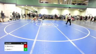 150 lbs Consi Of 64 #2 - Charlie Spinning, OR vs Liam Carlin, NY