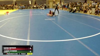 75 lbs Quarterfinals (8 Team) - Kayne Remiger, Wabasso vs Corbin Scherer, Sartell
