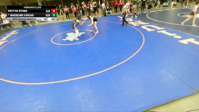 155 lbs 5th Place Match - Madeline Chicas, Unattached vs Paytyn Dykes, Unattached