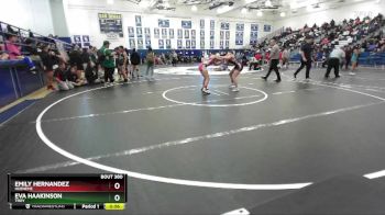 120 lbs Cons. Round 3 - Eva Haakinson, Troy vs Emily Hernandez, Hueneme