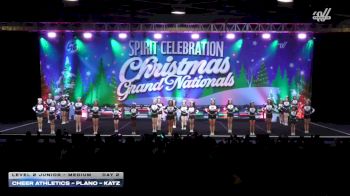 Cheer Athletics - Plano - Katz [2025 L2 Junior - Medium Day 2] 2025 Spirit Celebration Christmas Grand Nationals