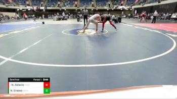 157 lbs Semifinal - Nicolas Astacio, Marian Central vs Noah Greene, Downers Grove South