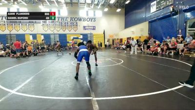 126 lbs Champ Round 1 (16 Team) - Ajani Flanders, Alpha Dogs vs Daniel Buford, ADale WC