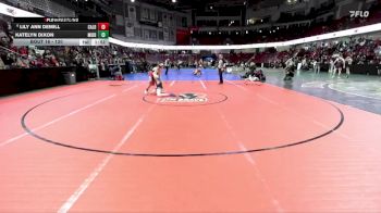 120 lbs Champ. Round 1 - Katelyn Dixon, Middleton vs Lily Ann DeMill, Caldwell