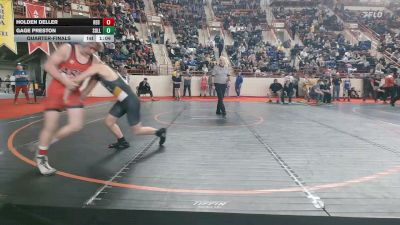 135_B lbs Quarterfinal - Holden Deller, Red Lion vs Gage Preston, Sullivan County