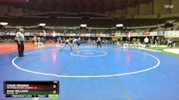 175 lbs Placement (16 Team) - Ryan Williams, Skyline vs Chase Henning, Delaware Military Academy