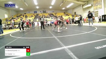 106-B lbs Final - Hunter Branchcomb, Wagoner vs Race Foster, Tahlequah Wrestling Club