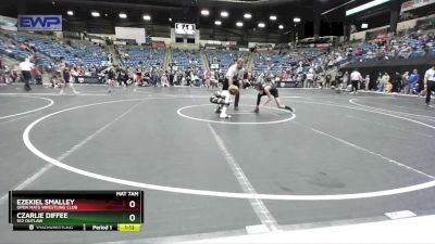 88 lbs Quarterfinal - Czarlie Diffee, 512 Outlaw vs Ezekiel Smalley, Open Mats Wrestling Club