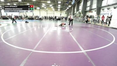 80 lbs Round Of 32 - Foxx DiFranco, RI vs Jeremiah Maldonado, IN