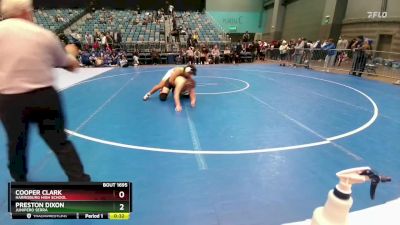 215 lbs Cons. Round 4 - Cooper Clark, Harrisburg High School vs Preston Dixon, Junipero Serra