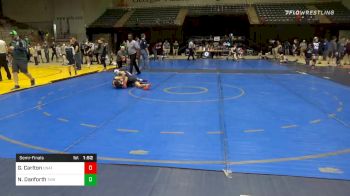 105 lbs Semifinal - Gavin Carlton, Unattached vs Noah Danforth, Teknique Wrestling