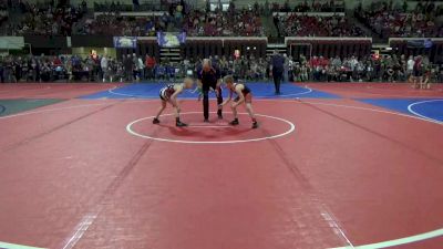 70 lbs Champ. Round 1 - Kaiser Osborn, Natrona Colts Wrestling Club vs Jackson Gregoire, North Montana Wrestling Club