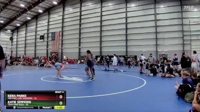 180 lbs Quarters - Kera Parke, The Fort Lady Hammers vs Katie Simmons, Team Ohio Gold