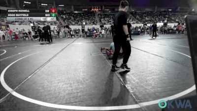 80 lbs Consi Of 8 #2 - Joseph Kidwell, Raw Wrestling Club vs Jiggs Mayfield, Madill Takedown