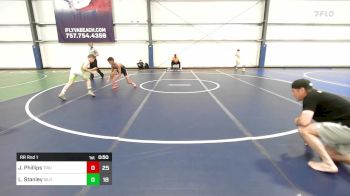 95 lbs Rr Rnd 1 - Jacob Phillips, Triumph Blue vs Luke Stanley, Silo