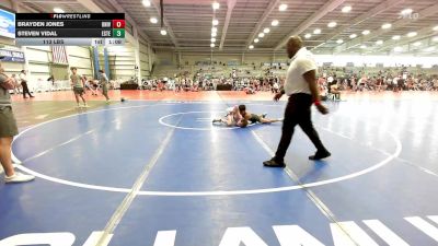 113 lbs Rr Rnd 1 - Brayden Jones, University Hawks Wrestling Club vs Steven Vidal, Estebuilt WC