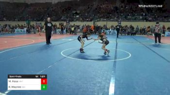 57 lbs Semifinal - Mariah Hess, Vinita Kids Wrestling vs Rachel Maynes, Norman Grappling Club