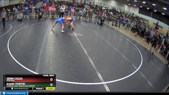 130 lbs Cons. Semi - Jerin Coles, Montana vs Kadin Martin, Scoring Edge Wrestling Center