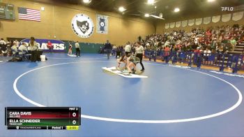 125 lbs Quarterfinal - Cara Davis, Bullard vs Ella Schneider, Tehachapi