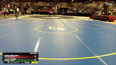 106-2A/1A Semifinal - Wyatt Rossi, Sparrows Point vs Juan Hinojosa, Stephen Decatur