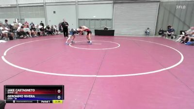 132 lbs Round 3 (8 Team) - Jake Castagneto, Idaho vs Geronimo Rivera, Utah