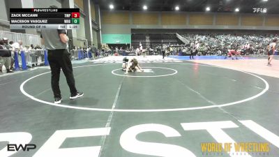 160 lbs Round Of 16 - Zack McCann, Timpanogos Wrestling vs Maceson Vasquez, Wright Wrestling Academy