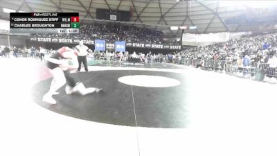 Boys 2A 150 lbs Champ. Round 2 - Conor Rodriguez Stiff, Bellingham vs Charles Broughton, North Mason