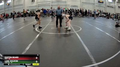 96 lbs Round 1 (10 Team) - Easton Beard, DWA vs Luke Dolecek, Lake WC