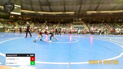 70 lbs Consi Of 16 #1 - Jason Fischer, CP Wrestling vs Brody Gabel, Pikes Peak Warriors