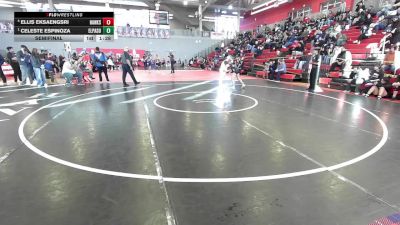 100 lbs Semifinal - Celeste Espinoza, El Paso vs Ellis Eksaengsri, El Paso Hanks