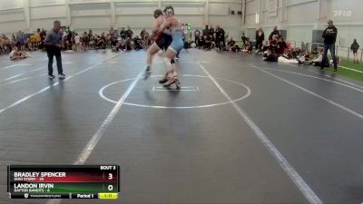 165 lbs Round 1 (6 Team) - Bradley Spencer, Ohio Storm vs Landon Irvin, Dayton Bandits