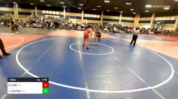 175 lbs Rr Rnd 1 - Delise Villa, San Fernando Tiger vs Jordan Carrillo, Pounders WC