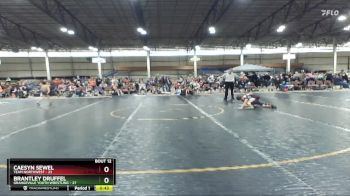 59 lbs Finals (8 Team) - Caesyn Sewel, Team Northwest vs Brantley Druffel, Grangeville Youth Wrestling