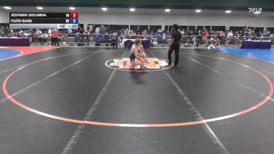 148 lbs Consi Of 8 #1 - Jestinah Solomua, CA vs Faith Bane, NC
