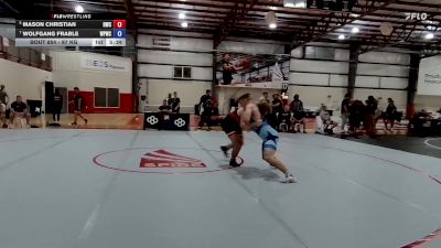 97 kg Cons. Round 4 - Mason Christian, Hilltopper Wrestling Club vs Wolfgang Frable, West Point Wrestling Club