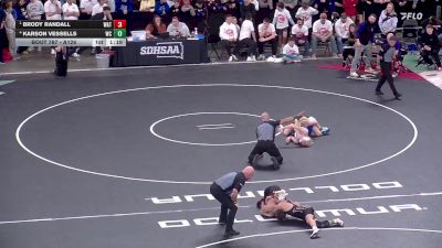 Semifinal - Brody Randall, Watertown vs Karson Vessells, West Central