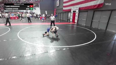76 lbs Champ. Round 1 - Luke Henderson, LAW vs Camden Ottow, Waterford Youth Wrestling Club