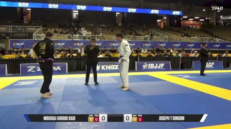 Joseph T Sindoni vs Moussa Farouk Kadi 2026 Pan Jiu Jitsu IBJJF Championship