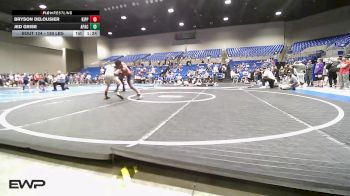 130 lbs Quarterfinal - Bryson Delousier, KIPP TULSA vs Jed Grise, Apache Wrestling Club