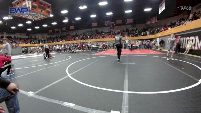 80 lbs Quarterfinal - Everette Coalson, Weatherford Youth Wrestling vs Axel Wittman, Noble Takedown Club