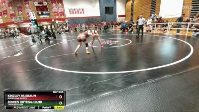 155 lbs Champ. Round 1 - Kinzley Nusbaum, Burns/Pine Bluffs vs Rowen Ortega-Hand, Thunder Basin