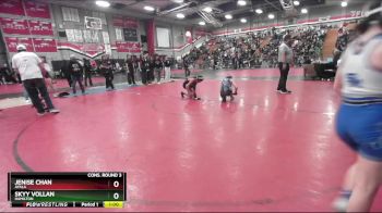 110 lbs Cons. Round 3 - Jenise Chan, Ayala vs Skyy Vollan, Hamilton