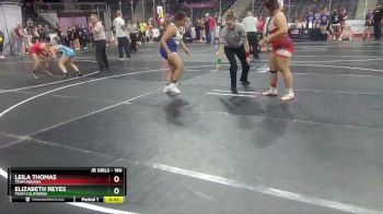 180 lbs Cons. Round 3 - Elizabeth Reyes, Team California vs Leila Thomas, Team Indiana