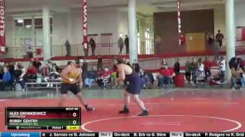 197 lbs Champ. Round 1 - Alex Gronkiewicz, Manchester vs Robby Gentry, Marian University (IN)