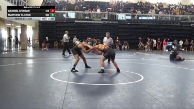 165 lbs Champ. Round 2 - Matthew Flores, Rio Hondo College vs Gabriel Shaban, College Of The Redwoods